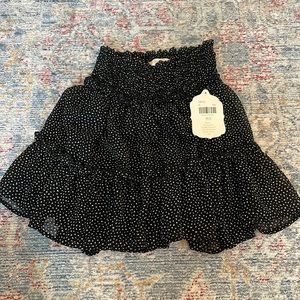 Black and white altrd state skirt
